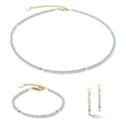 COEUR DE LION Mix&And&Match-Armbänder-Armband Little Twinkle Gold-Eisblau