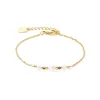 COEUR DE LION Perlenarmbänder-Armband Modern Princess Süßwasserperlen Gold