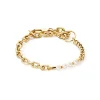 COEUR DE LION Perlenarmbänder-Armband Shape Shifter Süßwasserperlen Gold