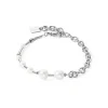 COEUR DE LION Perlenarmbänder-Armband Süßwasserperlen & Kette Multiwear Silber