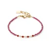 COEUR DE LION Kristallarmbänder-Armband Twinkle Princess Gold-Rot
