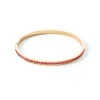 COEUR DE LION Armreifen-Armreif Edelstahl & Kristalle Gold Pink 19