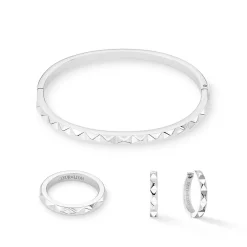 COEUR DE LION Coeur Essentials-Armreif Spikes Silber