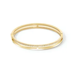COEUR DE LION Coeur Essentials-Eternal Unity Armreif Gold-Kristall