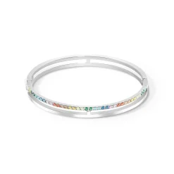 COEUR DE LION Armreifen-Eternal Unity Armreif Silber-Mehrfarbig
