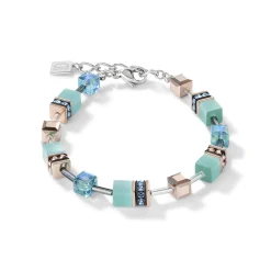 COEUR DE LION Geocube® Tone&In&Tone-Geocube® Armband Aqua