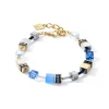 COEUR DE LION Geocube® Armbänder-Geocube® Armband Blau-Gold