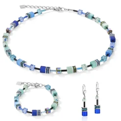 COEUR DE LION Geocube® Armbänder-Geocube® Armband Blau-Grün