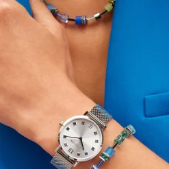 COEUR DE LION Geocube® Armbänder-Geocube® Armband Blau-Grün
