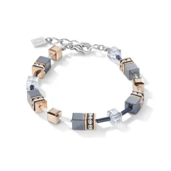 COEUR DE LION Geocube® Tone&In&Tone-Geocube® Armband Eisblau