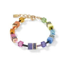 COEUR DE LION Geocube® Armbänder-Geocube® Armband Mehrfarbiges Regenbogengold