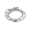 COEUR DE LION Geocube® Echtstein-Geocube® Fusion Armband Morning Dew