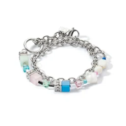 COEUR DE LION Echter Stein-Geocube® Fusion Armband Morning Dew