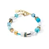 COEUR DE LION Geocube® Armbänder-Geocube® Iconic Armband Gold Türkis