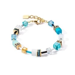COEUR DE LION Geocube® Armbänder-Geocube® Iconic Armband Gold Türkis