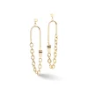COEUR DE LION Geocube® Echtstein-Geocube® Iconic Boho Ohrringe Gold-Mehrfarbig