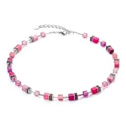 COEUR DE LION Geocube® Halsketten-Geocube® Iconic Halskette Viva Magenta