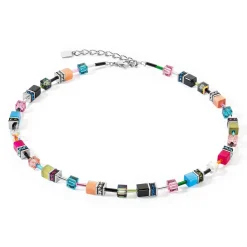 COEUR DE LION Geocube® Mehrfarbig-Geocube® Iconic Halskette Mehrfarbig Fancy