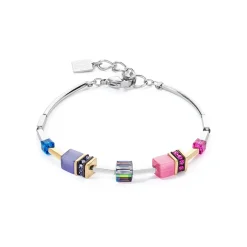 COEUR DE LION Geocube® Mehrfarbig-Geocube® Iconic Lite Armband Regenbogen