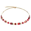 COEUR DE LION Geocube® Halsketten-Geocube® Iconic Lite Halskette Rot
