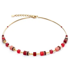 COEUR DE LION Geocube® Halsketten-Geocube® Iconic Lite Halskette Rot