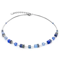 COEUR DE LION Geocube® Halsketten-Geocube® Iconic Lite Halskette Blau