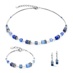 COEUR DE LION Geocube® Halsketten-Geocube® Iconic Lite Halskette Blau