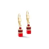 COEUR DE LION Geocube® Ohrringe-Geocube® Iconic Lite Ohrringe Rot