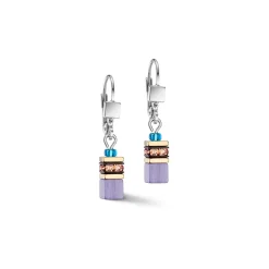 COEUR DE LION Ohrhänger-Geocube® Iconic Lite Ohrringe Regenbogen