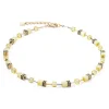 COEUR DE LION Geocube® Halsketten-Geocube® Iconic Mono Gold Halskette Gelb