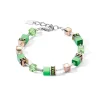 COEUR DE LION Geocube® Tone&In&Tone-Geocube® Iconic Monochrome Armband Grün