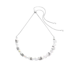 COEUR DE LION Hochzeit-Geocube® Iconic Nature Chain Halskette Weiß