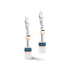 COEUR DE LION Ohrhänger-Geocube® Iconic Ohrringe Capri Blau