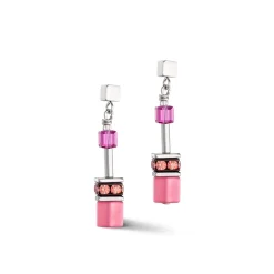 COEUR DE LION Ohrhänger-Geocube® Iconic Ohrringe Viva Magenta