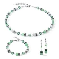 COEUR DE LION Geocube® Echtstein-Geocube® Iconic Precious Armband Grün