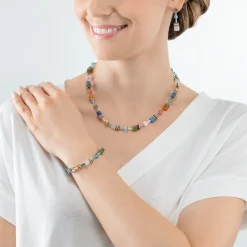 COEUR DE LION Geocube® Mehrfarbig-Geocube® Iconic Precious Armband Mehrfarbig Boho