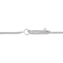 COEUR DE LION Echter Stein-Geocube® Iconic Precious Chain Halskette Grau-Beige