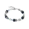 COEUR DE LION Geocube® Echtstein-Geocube® Iconic Precious Onyx Armband Kristall-Schwarz
