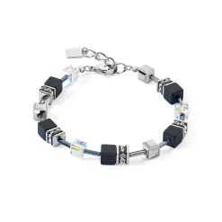 COEUR DE LION Geocube® Armbänder-Geocube® Iconic Precious Onyx Armband Kristall-Schwarz