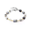 COEUR DE LION Geocube® Echtstein-Geocube® Iconic Pure Armband Schwarz
