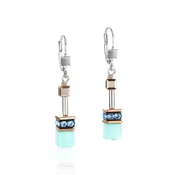 COEUR DE LION Geocube® Tone&In&Tone-Geocube® Ohrringe Aqua