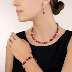 COEUR DE LION Geocube® Ohrringe-Geocube® Ohrringe Rot