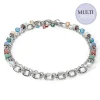 COEUR DE LION Multiwear-Halsketten-Halskette Geocube® Statement Precious Chunky Chain Multiwear 35 Mehrfarbig
