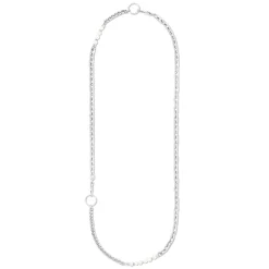 COEUR DE LION Perlenketten-Halskette Shape Shifter Süßwasserperlen Silber