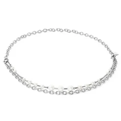 COEUR DE LION Multiwear-Halsketten-Halskette Süßwasserperlen & Kette Multiwear Silber