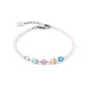 COEUR DE LION Fröhliche Farben-Joyful Colors Armband Rosa-Mehrfarbig