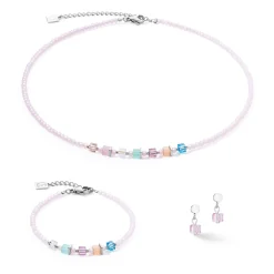 COEUR DE LION Fröhliche Farben-Joyful Colors Armband Rosa-Mehrfarbig