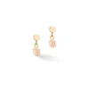 COEUR DE LION Ohrstecker-Joyful Colors Ohrringe Apricot Crush