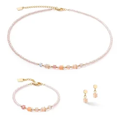 COEUR DE LION Ohrstecker-Joyful Colors Ohrringe Apricot Crush