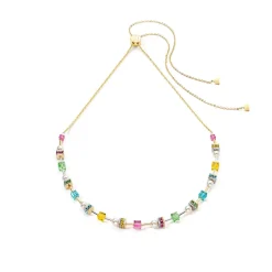 COEUR DE LION Perlenketten-Joyful Cubes & Pearls Halskette Mehrfarbig